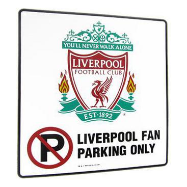 Liverpool Skylt No Parking Crest