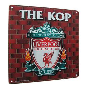 Liverpool Skylt The Kop