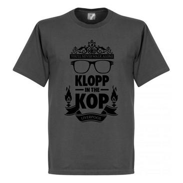 Liverpool T-shirt Klopp In The Kop Grå