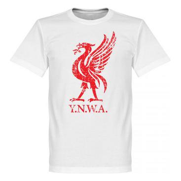 Liverpool T-shirt Vintage Liverbird Vit