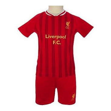 Liverpool Tröja Och Shorts Red Stripes