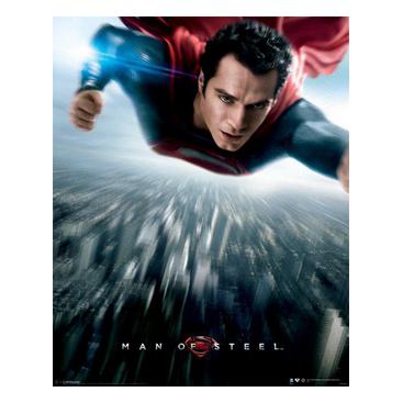 Man Of Steel Miniaffisch Flying M89