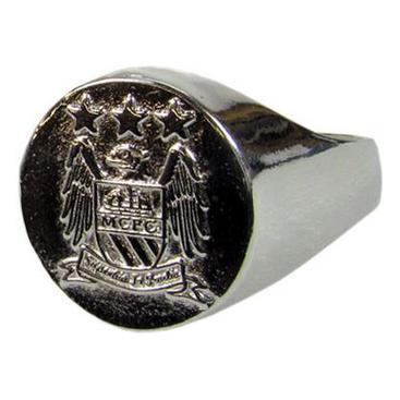 Manchester City Ring Silverplaterad