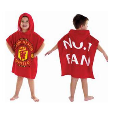 Manchester United Poncho Hooded