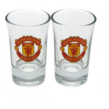 Manchester United Snapsglas 2-pack