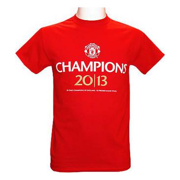 Manchester United T-shirt Champions 2013 Röd