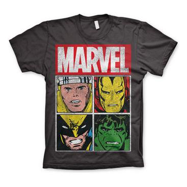 Marvel T-shirt Distressed Characters