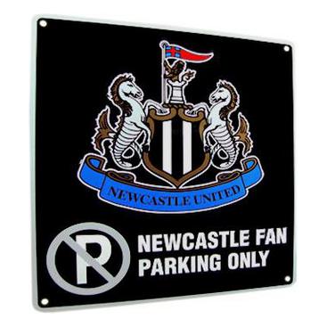 Newcastle United Skylt No Parking