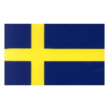 Sverige Klistermärke Flagga