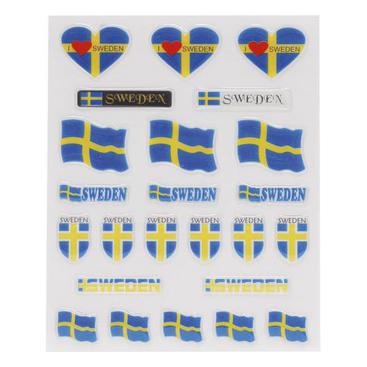 Sverige Klistermärken Miniset