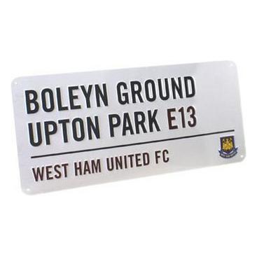 West Ham United Vägskylt