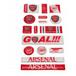 Arsenal Bubbelklistermärken
