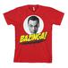 Big Bang Theory T-shirt Bazinga Sheldons Head