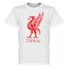 Liverpool T-shirt Vintage Liverbird Vit