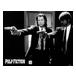 Pulp Fiction Miniaffisch B&w Guns M133