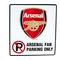 Arsenal Skylt No Parking