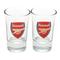 Arsenal Snapsglas 2-pack