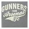 Arsenal T-shirt Script Grå