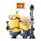 Despicable Me 2 Miniaffisch Armed Minions M31