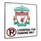 Liverpool Skylt No Parking Crest