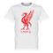 Liverpool T-shirt Vintage Liverbird Vit