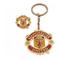 Manchester United Nyckelring Och Pinn Crest