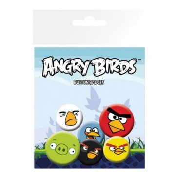 Angry Birds Knappar 6-pack