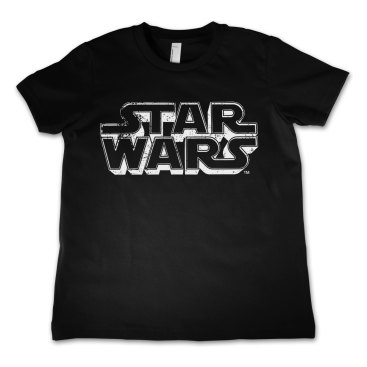 Star Wars T-shirt Distressed Logo Barn