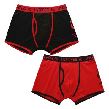 Liverpool Boxershorts Svart/röd 2-pack