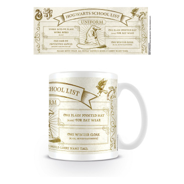 Harry Potter Mugg Hogwarts School List