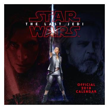 Star Wars Kalender The Last Jedi 2018