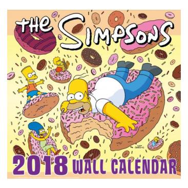 Simpsons Kalender 2018