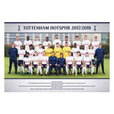 Tottenham Hotspur Affisch Squad 2017-18