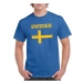 Sverige T-shirt Flag Blå