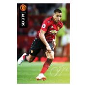 Manchester United Affisch Alexis Sanchez 55