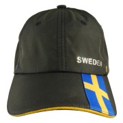 Sverige Keps Svart Micro