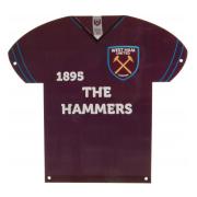 West Ham United Metallskylt Shirt