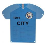 Manchester City Metallskylt Shirt