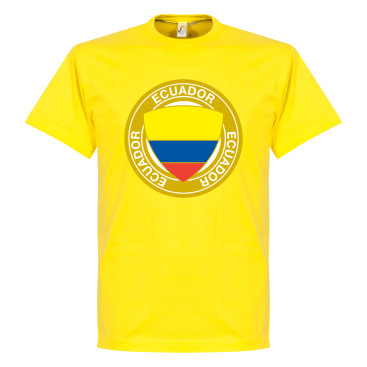 Ecuador T-shirt Crest Gul