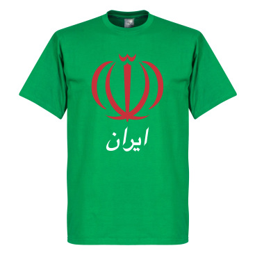 Iran T-shirt Crest Grön