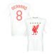 Liverpool T-shirt Gerrard Euro White Steven Gerrard Vit