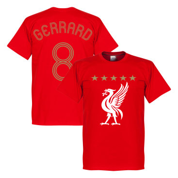 Liverpool T-shirt Gerrard Euro Red Steven Gerrard Röd