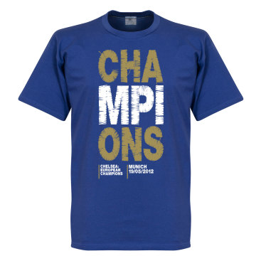 Chelsea T-shirt Winners 2012 Champions Blå