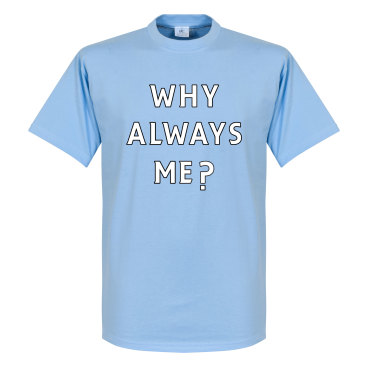Manchester City T-shirt Mario Balotelli Ljusblå