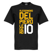 Juventus T-shirt Legend Del Piero Legend 10 Alessandro Del Piero Svart