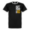 Juventus T-shirt Del Piero Ringer Alessandro Del Piero Svart-vit