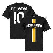 Juventus T-shirt 30 Sul Campo Del Piero Svart