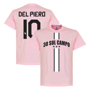 Juventus T-shirt Winners 30 Sul Campo Del Piero Alessandro Del Piero Rosa