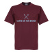 West Ham T-shirt Come On You Irons Vinröd
