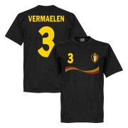 Belgien T-shirt Vermaelen Svart